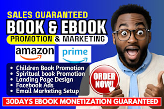 amazon book promotion, spiritual amazon kindle promotion, children sales funnel