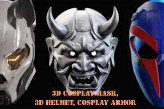 3d cosplay wearable, 3d helmet, full knight armor, 3d cosplay model for print