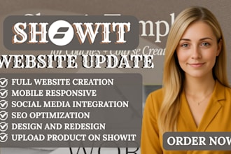 customize and update showit, build showit website, design and redesign showit