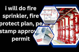 do fire sprinkler, fire protect plan, pe stamp approval permit