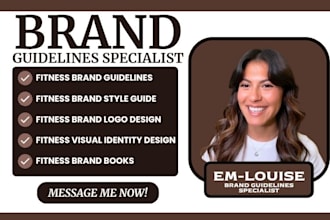 create fitness brand guidelines fitness brand style guide fitness logo design