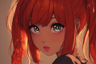 draw beautiful anime style, fan art, and original character
