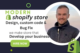 do shopify bug fixing, custom code and theme edit