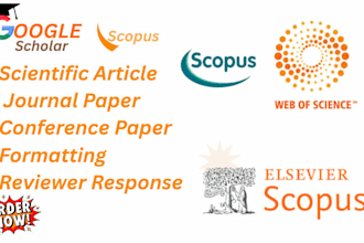 write and publish your article scopus pubmed, isi sci, google scholar journal
