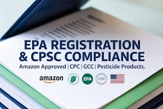 do epa registration, cpsc compliance cpsr for amazon or eu cosmetics products