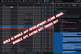 build ai mobile app development, clone hinge, bumble app, dating bot, tinder bot