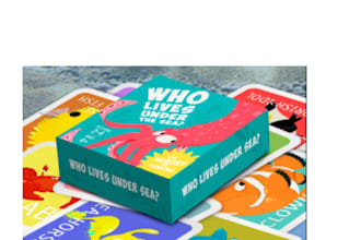 create children card illustration educational card game design kids flashcard