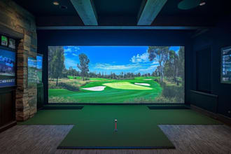 design and render 3d golf simulators, stadium rendering, sport arena,d5,cgi, gym