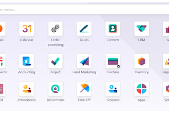 implement odoo erp modules based on your business needs