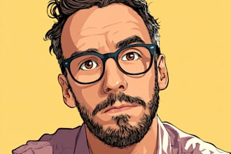 make a vector portrait art and illustration