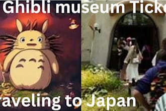 purchase ghibli museum, pokemon tickets and reservations for friends and family