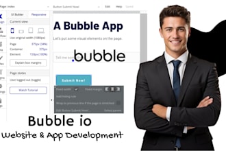 develop bubble io website bubble saas bubble mvp bubble io development