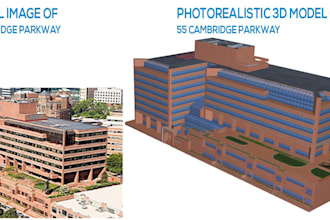 create 3d building models and textures in 3ds max
