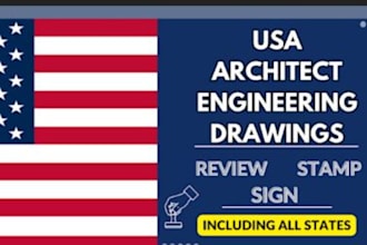 stamp, sign, and seal architectural and engineering drawings for permits