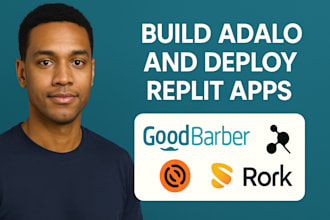 build adalo and deploy replit apps with goodbarber and rork