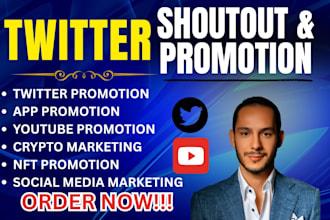 twitter shoutout promote crypto nft tweet share link to 90m usax,ig,fb audience