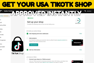 be USA business representative USA tiktok shop US tiktok shop tiktok account USA
