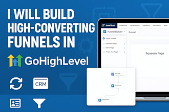 build ghl go highlevel funnel landing page website