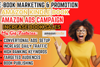 setup amazon kdp ads book publishing ebook promotion and marketing