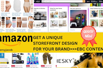 create your amazon brand store, ebc, a content