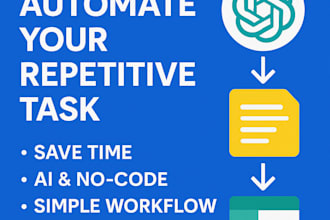 automate your repetitive task using ai or no code tools
