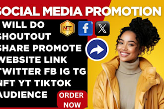 sharelink promote brand shoutout website twitter tg fb tiktok to USA UK canada