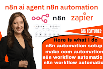 make automation, n8n workflow automation n8n ai agent n8n api integration zapier