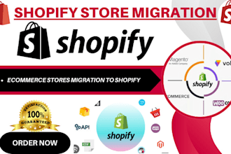 do squarespace, woocommerce, bigcommerce, wix, magento migration to shopify