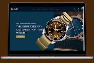 design wristwatch shopify store watch website jewelry website smart watch store