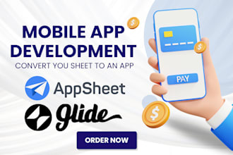 build glide web mobile apps and automation using  app sheets glide custom sheet
