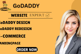 godaddy website design godaddy website redsign develop godaddy description