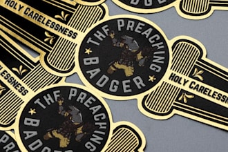 design a premium cigar brand logo label 24h delivery
