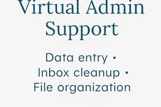 help you stay organized with admin support and task help