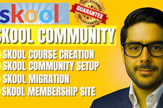 setup skool community skool course creation skool online course skool migration