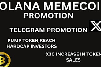 boost solana memecoin promotion solana meme coin marketing, to get 500m investor