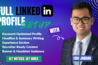 write new linkedin profile content, design, revamp, optimize, boost your profile