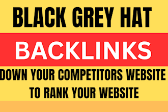 do high quality black grey khat web 2 0 SEO dofollow backlinks