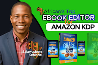 edit  proofread and format your fiction nonfiction KDP memoir and photo books