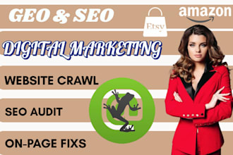 do conscious marketing, GEO, SEO analysis for your tiktok shop, amazon, shopify