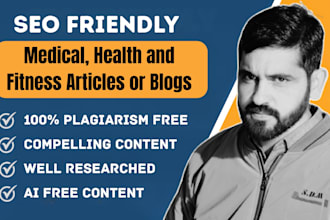 write ai free medical articles and health blogs as your content writer with SEO