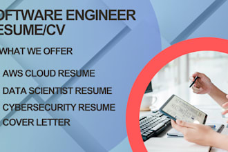 write a well revamped  software engineer data scientist and tech resume