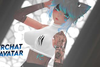 create 3d animation vrchat avatar nsfw fursona vrchat furry