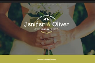 design or redesign wordpress wedding website photography website  photo gallery