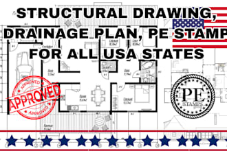 draw and stamp your architectural drawings for USA city permit