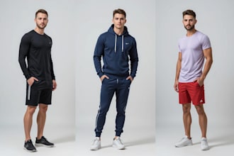 create professional fashion design tech packs for activewear and sportswear
