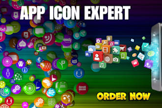 create a stunning app icon, favicon, graphic art