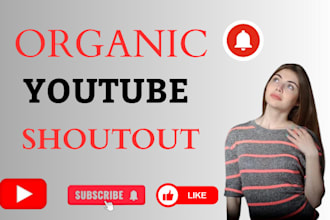 do youtube shoutout promotion to your channel to gain real organic subscriber