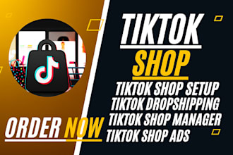 setup and manage tiktok shop dropshipping and tiktok ads