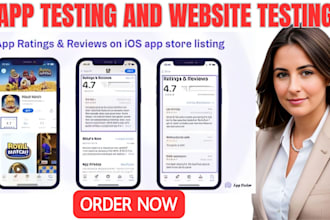 do app testing and website testing, QA, iphone, ios, and android user