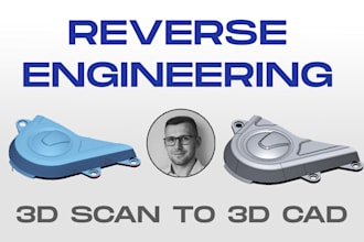 reverse engineer a parametric cad model from 3d scan data